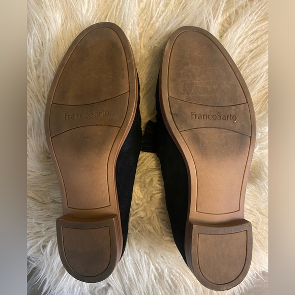Franco Sarto black Suede Loafers - Picture 7 of 7